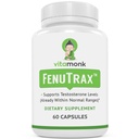 VitaMonk FenuTrax TM Fenugreek לחלץ Powerful 50% Panugreek Seed Extractized for Fenuside - High Furostanol Glycoside ו- Saponin תוכן בהשוואה Testofen - 60 קפסולות
