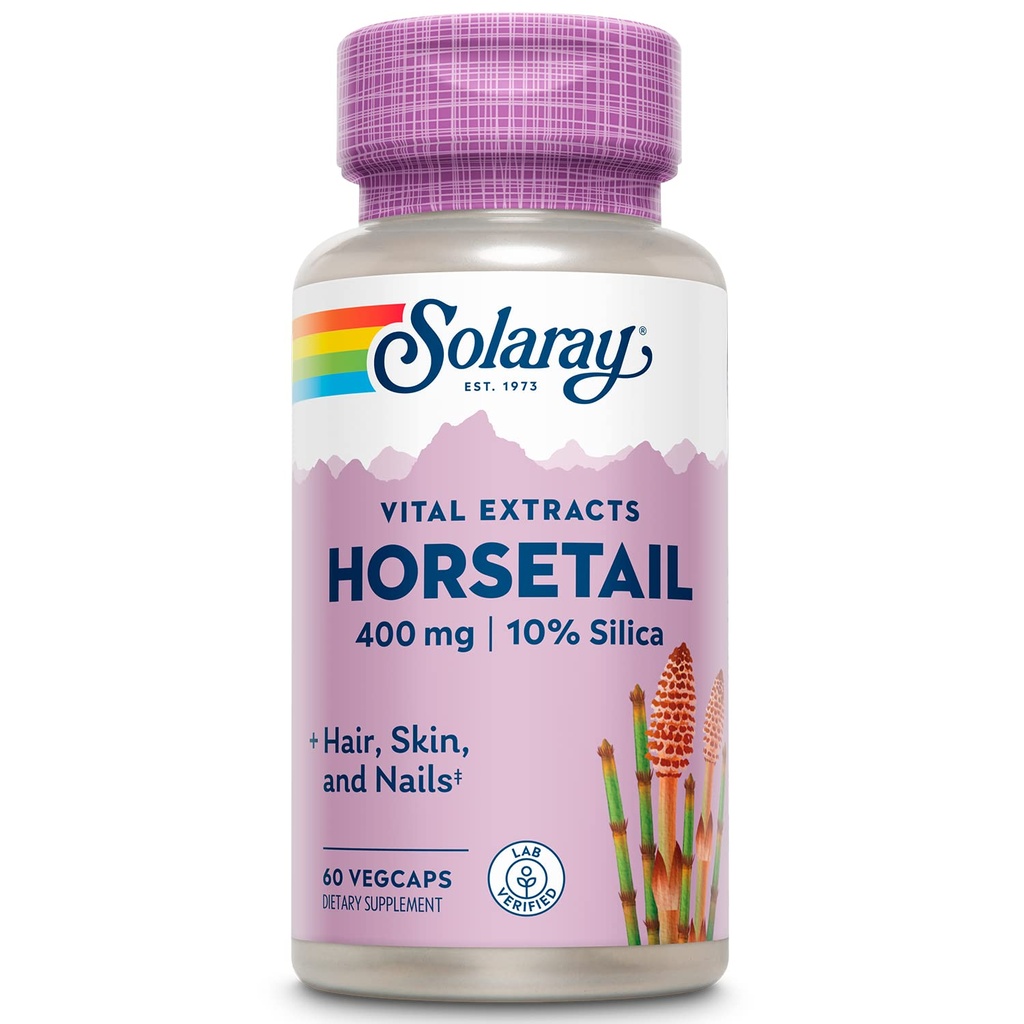 SOLAרי מבטיח פליטת תפוחי אדמה קצרה, Veg Cap (Btl-Plastic) 400mg | 60ct