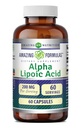 פורמולה מדהימה Alpha Lipoic Acid | 200 תוסף Mg | קפסולות | Non-GMO | Gluten-Free | Made in USA (1 Pack, 60)
