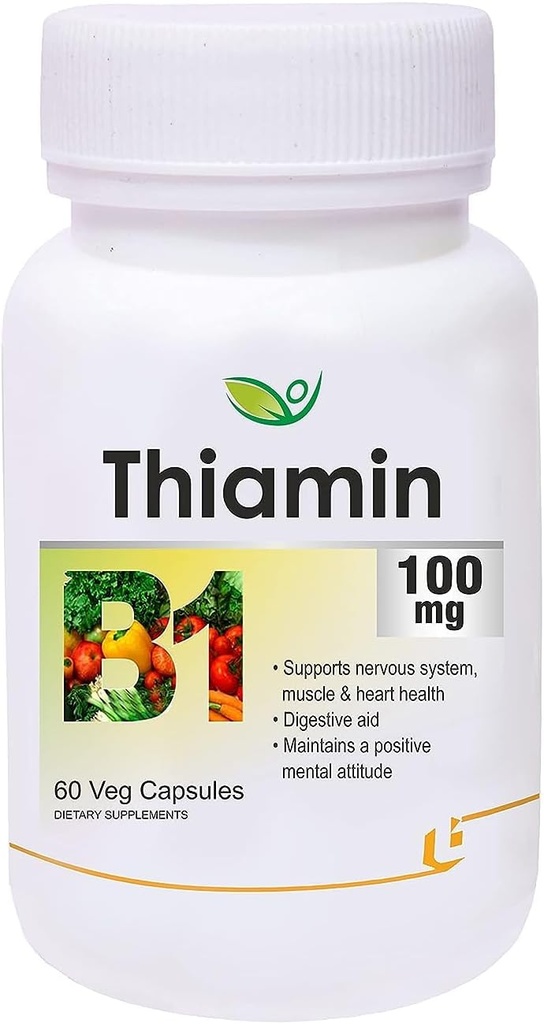 Generic Pub Thiamin (Vitamin B1) - 60 קפסולות Veg