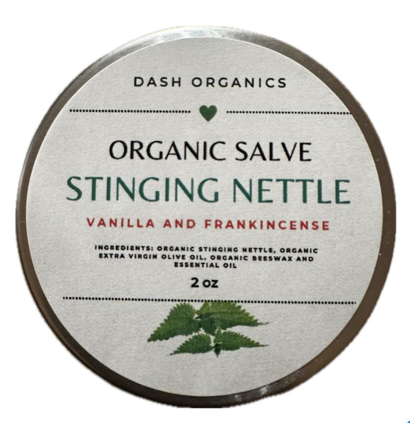 DASH OrganICS אורגני Sting Nettle Salve | Vanilla & Frankincense Scented
