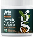 גאיה Herbs Turmeric העליון תוספת חניכיים - תמיכה Swelling הקלה כדי לעזור לשמור על Active Lifestyle - לימון ג'ינג'ר פלמור - 120 גממיות אורגניות אורגניות (40 יום אספקה)