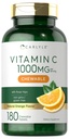 Carlyle ויטמין C Chewables | 1000mg | 180 טבליות | Vegetarian, non-GMO, Gluten Free Supplement