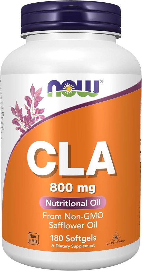 תוספי מזון, CLA (Congated Linoleic Acid) 800 מ"ג, שמן תזונתי, 180 Softgels