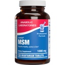 Methylsulfonylmethane MSM תוסף 1000mg - High Power Soft Tissue & Joint Support תוסף עם MSM מ- OptiMSM - Vegetarian non-GMO & Made בארה"ב במתקני cGMP - 60 משרתות