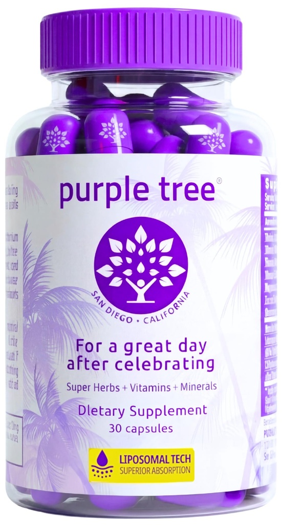 עץ סגול Post-Celebration Wellnesss | Liver Support, Rapidhydrtion, Body Replenisher