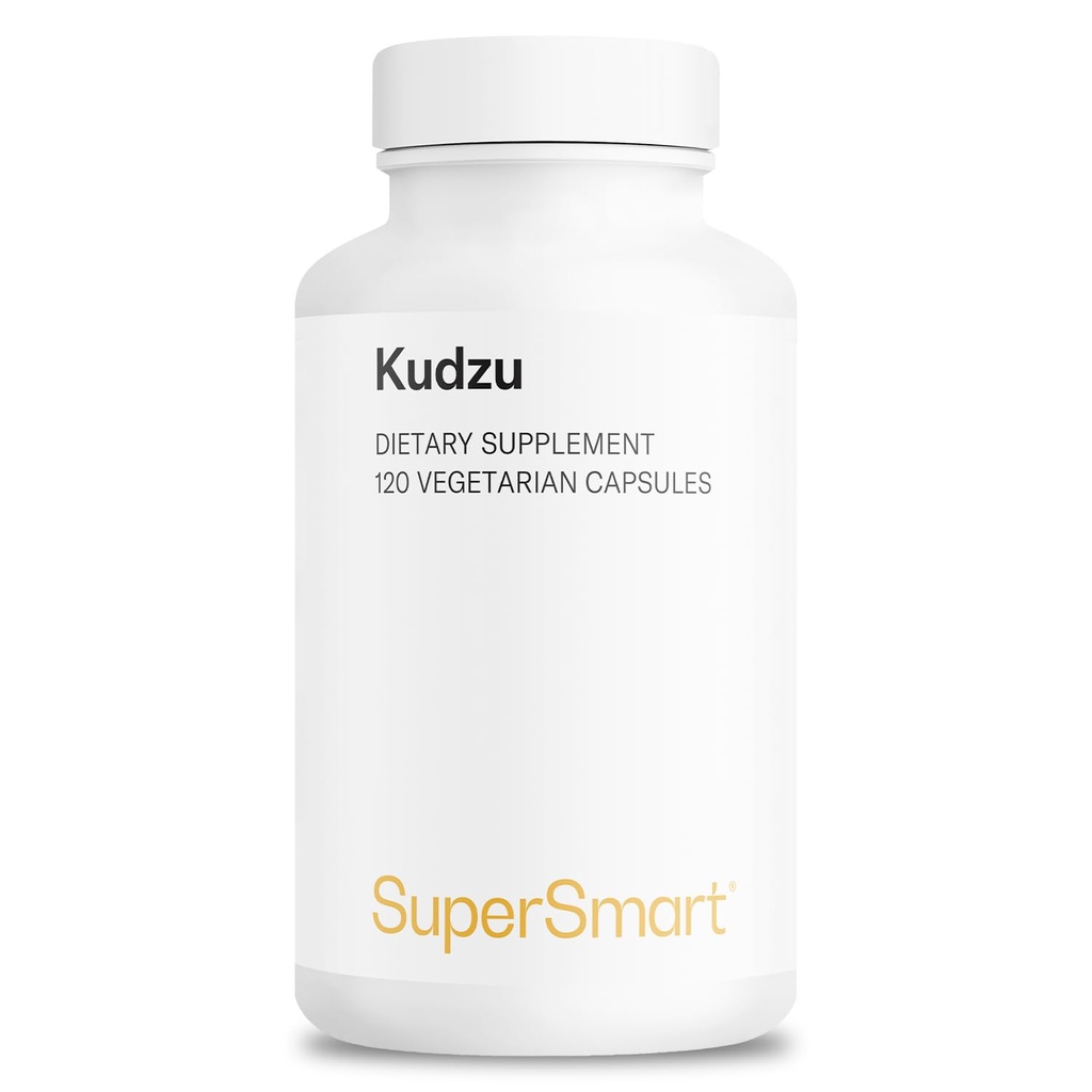 SuperSmart - Kudzu לחלץ 500 מ"ג Full Spectrum - Powerful Herbal Extractant Antioxidant