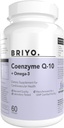 CoenzymeQ10 + אומגה 3-150 מ"ג אומגה 3 + 100 מ"ג אומגה 3 עם Lycopene ו Selenium לבריאות הלב, אנרגיה סלולרית, תמיכה אנטי-חמצן