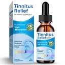 Tinnitus הקלה לרינג אוזניים, חומרים טבעיים להקלת אוזניים טינטון טיפות עבור זיהום אוזניים,Herbal Eardrops עבור מבוגרים, ילדים, לחנך את האוזן Noise & שיפור שמיעה, 60 מ"ל-כחול