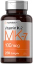 Horbäach ויטמין K2 MK7 100mcg | 250 Softgels