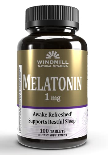 Windmill Melatonin 1 Mg Tabs 100 של Windmill