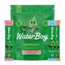 Waterboy Workout hydrotion | 2,960mg Sugar Free Electrolyte אבקת Packets | L-Glutamine + ויטמינים | No Sugar, All Natural, Gluten Free (Variety)