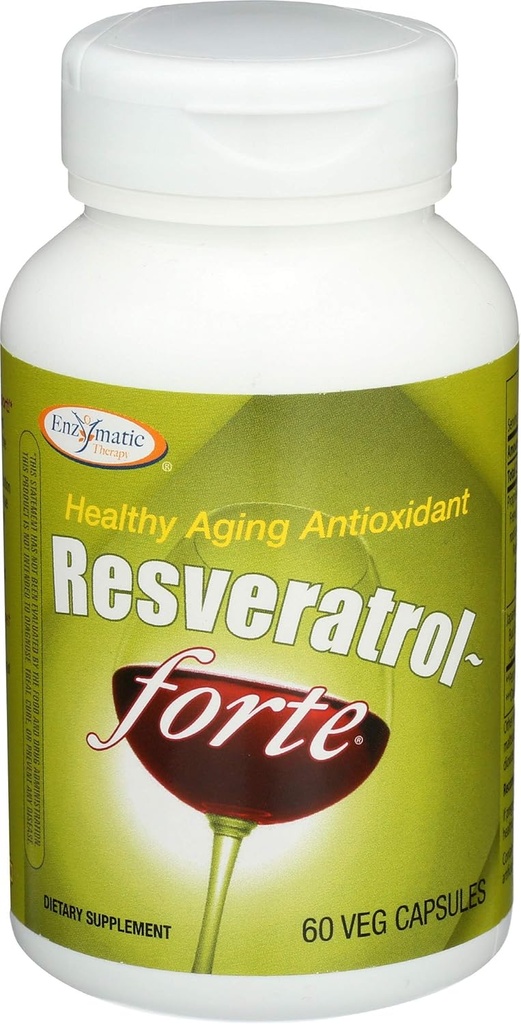 Enzymatic Therapy, Resveratrol Forte, 60 טבליות