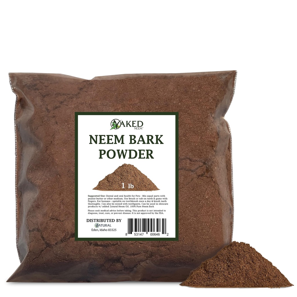 Neem Bark Dental & Digest - 16oz Tooth אבקת