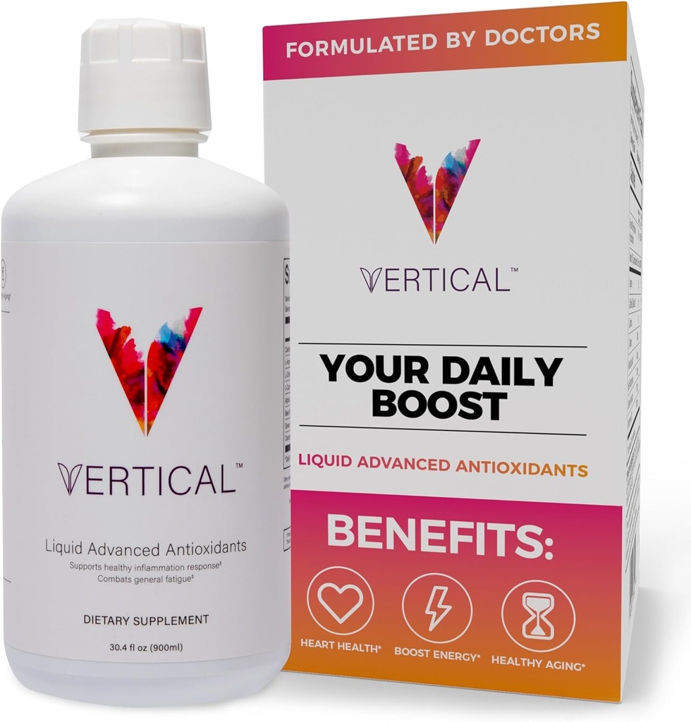 Nitric Oxide נוזל Antioxidant תוסף - Doctor-Formulated for Enhanced Energy, Focus, and Wellness Support - L-Arginine, CoQ10, Alpha Lipoic Acid, 30 oz