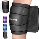 חבילות קרח עבור Injuries Reusable, Knee Gel Ice Pack Wrap הקלה עבור ניתוח החלפת הברך, Swelling, Meniscus Tear, ACL, פציעות ספורט, Bruises ו Arthritis, Elbow Ice Pack Black Black Pack