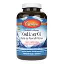 קרלסון - Cod Liver Oil Gems, 460 מ"ג אומגה 3s + ויטמינים A & D3, Wild-Caught Norwegian Arctic Cod-Liver Oil, Sustainably Sourced Nordic Fish שמן קפסולות, לימון, 150 Soft Gels