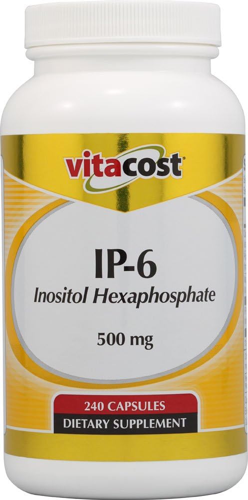 Vitacost IP-6 Inositol Hexa פוספט - 500 מ"ג - 240 קפסולות