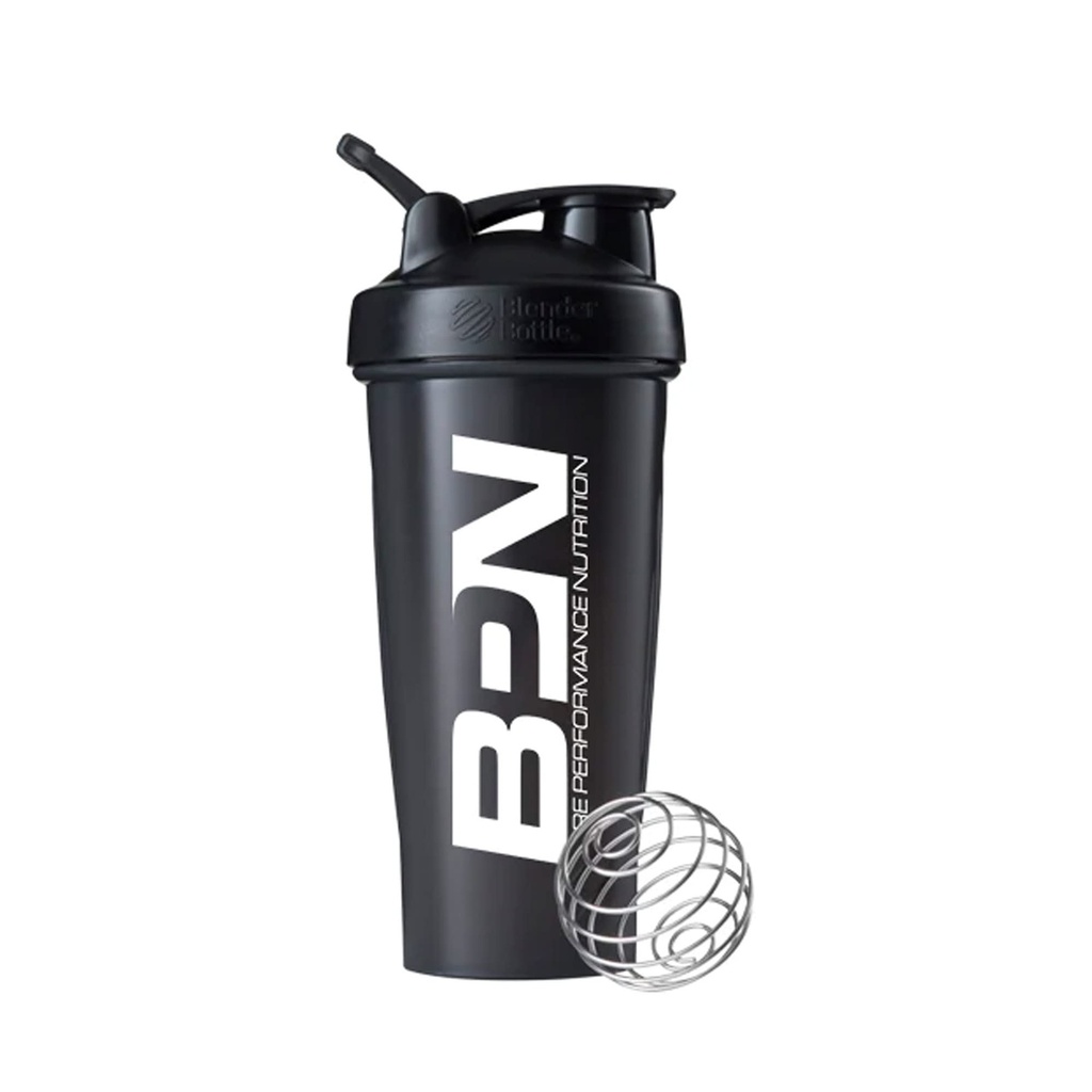 BARE PERFORMANCE NUTRITION בלנדר בקבוק Shaker, 28 oz Shaker בקבוק עם Wire Whisk, שחור