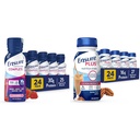 ודא ששקת תזונה של COMPLETE, 30 גרם של חלבון, החלפת Meal Shake, עם חומרים מזינים לבריאות החיסון, סטרוברי, 10 Fl Oz & Plus Butter Pecan Nutrition Shake, Meal Switch Shake, 24 Pack