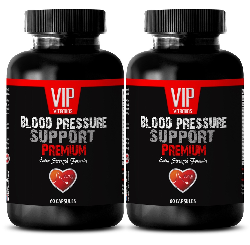 VIP VITAMINS אוליבץ Super Power - Blood Pressure Support - Eat More פירות (2 בקבוקים - 120 קפסולות)