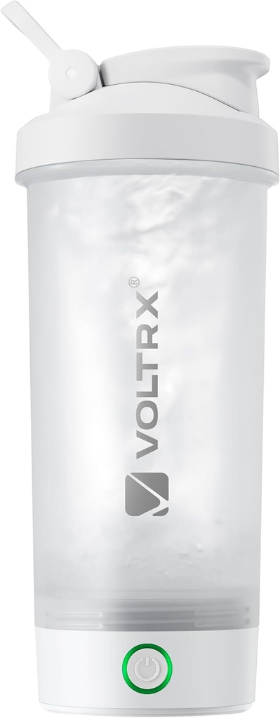 VOLTRX חלבון Shakerבק, Merger USB C Rechargeable Electric Protein Shake Mixer, Shaker Cups forחלבון Shakes ו- Mealחליף Shakes, BPA חינם, 24ozoz