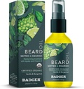 Badger Beard שמן, Babassu & Jo Joba, מוסמך אורגני, Premium Beard Conditioner, שמן דובד עבור עור יבש, שמן דובד עבור Long Beards, שמן שיער הפנים, 1 oz זכוכית בקבוק