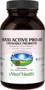 Maxi Health Active Pro-10 Kids Probiotic Chewables - 15 Strains for Digestive & Immune Health - 10 מיליארד פרוביוטי בלגן ללא חלב, כשר - תומך Gut Health, Vegetarian - 60 ct (Shelf Stable)