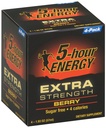 5-Hour Energy תוספת כוח תוספת תוספת תוסף תזונה, ברי, 4 הרוזן