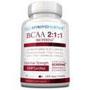 תוספי מדע מוסמך BCAA - 60 טבליות - 2400 מ"ג - להגדיל את הביצועים ולשפר את פיתוח השרירים - L-Leucine, L-Isoleucine, L-Valine - Made in USA, non-GMO
