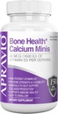 Bone Health Calcium Minis Tablet, Calcium תוספי W/Vitamin D3, Magnesium, Zinc, Copper, Manganese, מינרלים כדי לעזור תמיכה בעצמות העצם, ייצור קולג'ן, בריאות החיסון, 150ctctctune, 150ctctctctune Health, 150.