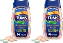 TUMS תוספת עוצמה טבליות עבור צ 'כיפוף לבבורן הקלה ו Acid Indigestion הקלה, Assorted פירות פלברס - 96 Count (Pack של 2)
