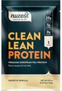 Nuzest - אבקת חלבון פי - חלבון נקי Lean, אבקת חלבון צמחי טבעוני צמחי מבוסס חלבון, חלב חינם, Gluten חינם, GMO חינם, באופן טבעי Sweetened חלבון שקד, Smooth Vanilla, 1 לשרת, 0.9 oz oz.