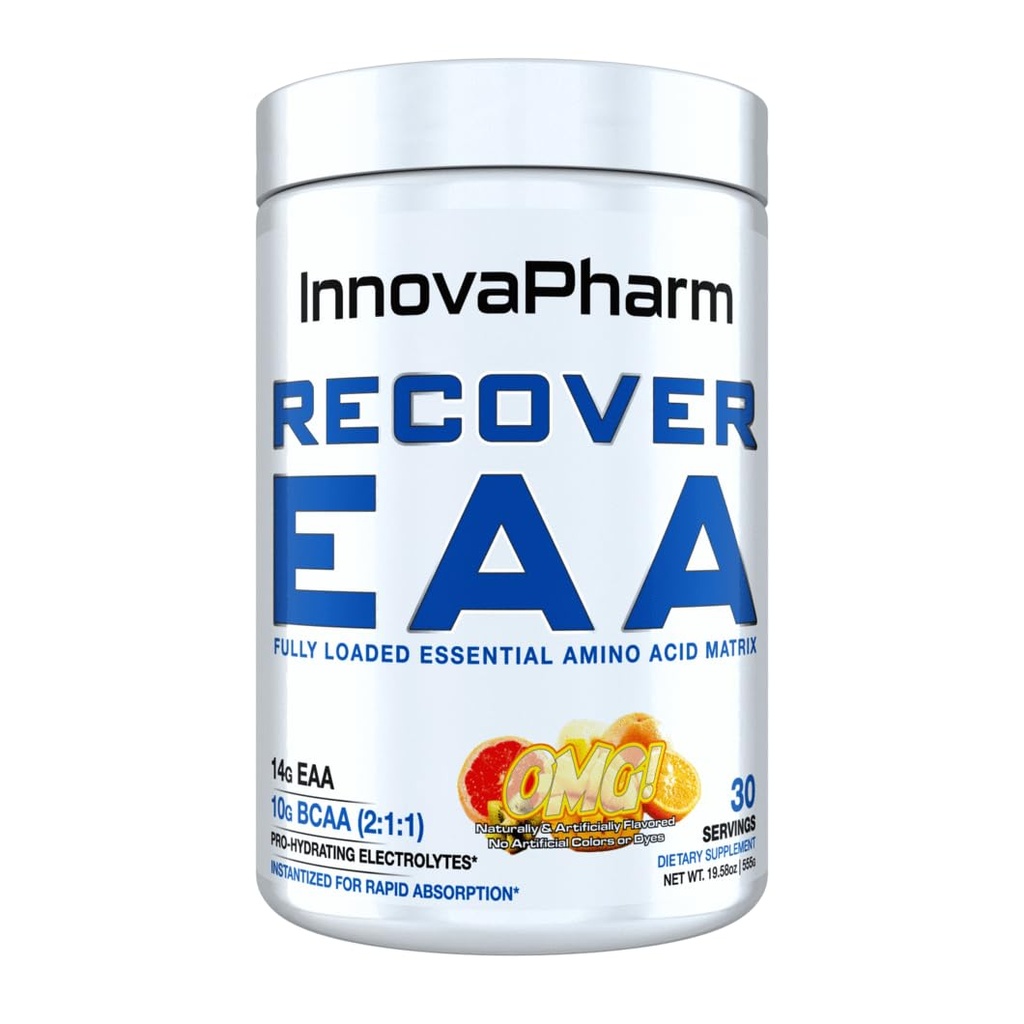 InnovaPharm לשחזר את אבקת EAA - OMG (Orange מנגו Grapeפרי) - 19.5 Ouncesces