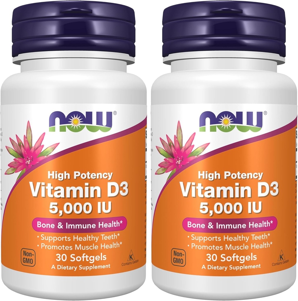 ויטמין D-3 5000 IU - 30 Softgels