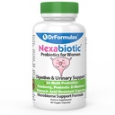 DrFormulas Cranberry Probiotics for Women Vaginal Health & Urinary Tract עם סיבים Prebiotic & D Mannose | Nexabiotic Feminine Health, Vaginosis עם Lactobacillus Acidophilus עבור Yeast, 60 קפסולות