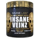 Insane Labz Insane Veinz Gold, Nitric Oxide Non Stimulant pre Workout אבקה, טעון עם Hydromax, Nitrosigine, מגביר את הווספיריות ואת זרימת הדם, 30 Srvgs, פירות פונצ'נס, פירות Punches, פירות Punches, פירות Punches, פירות Punches.