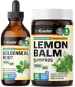 BIO KRAUTER Goldenseal Tincture 4 Fl. Oz. & Lemon Balm 60 חניכיים