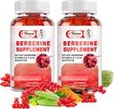 סוכר חינם Berberine תוספת חניכיים, מקורי Berberine HCL עם Ceylon Cinnamon, Quercetin, Multivitamin, תמיכה Immune & Gastro מעיים פונקציות ומטבוליזם לנשים וגברים
