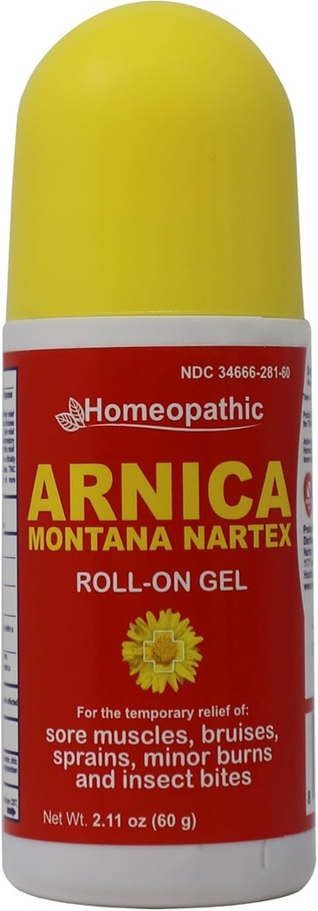 Nartex Arnica מונטנה ROLL-ON 2.11 Oz