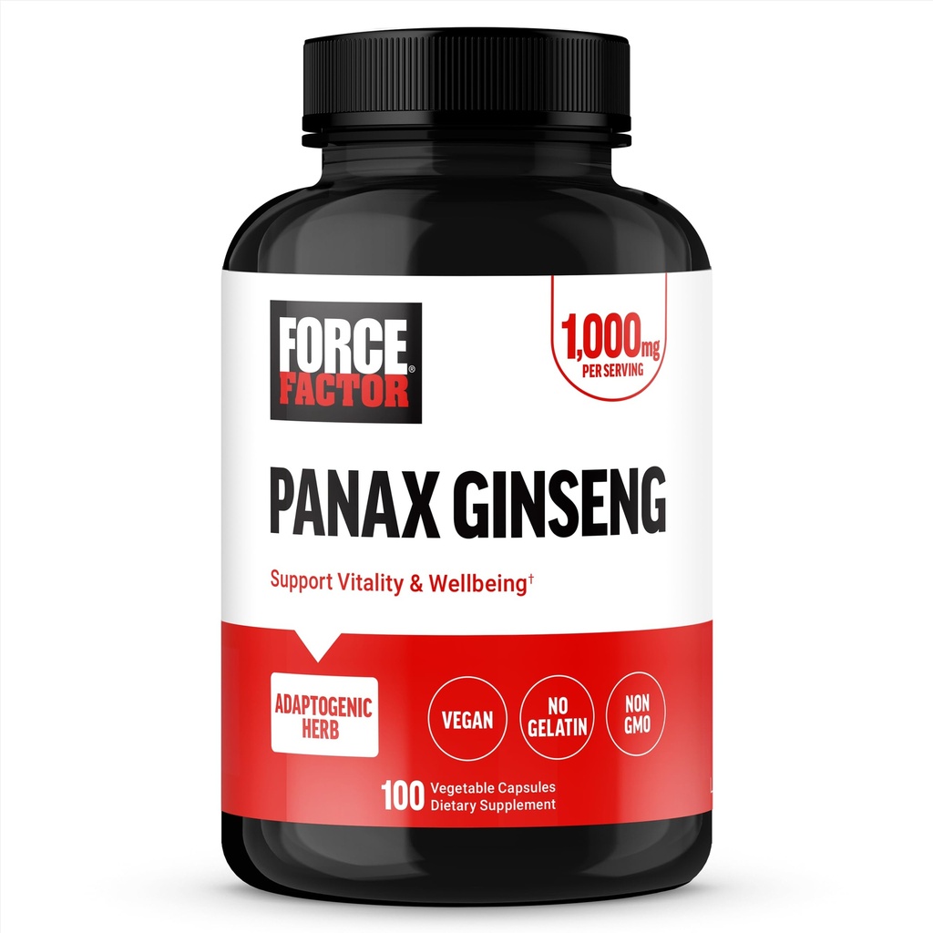 עבור FACTOR Panax Geneseng Fitogenic גינזנג תוספת תמיכה אנרגיה, קלרנס, ו- Well Being, Non-GMO, טבעונית-ידידותית, איכות Premium, 100 קפסולות