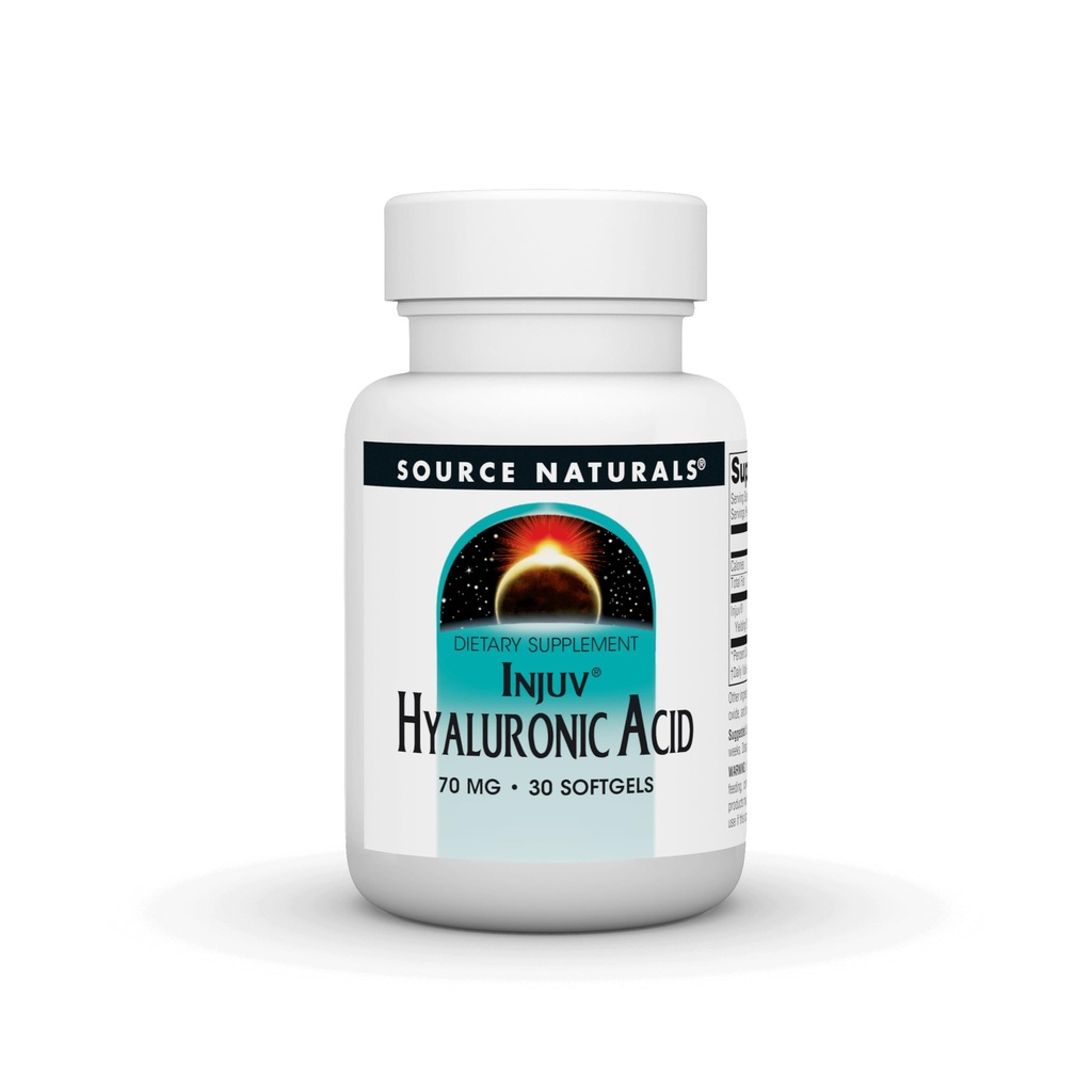 מקור: Naturals Hyaluronic Acid Injuv 70mg - 30 Softgels