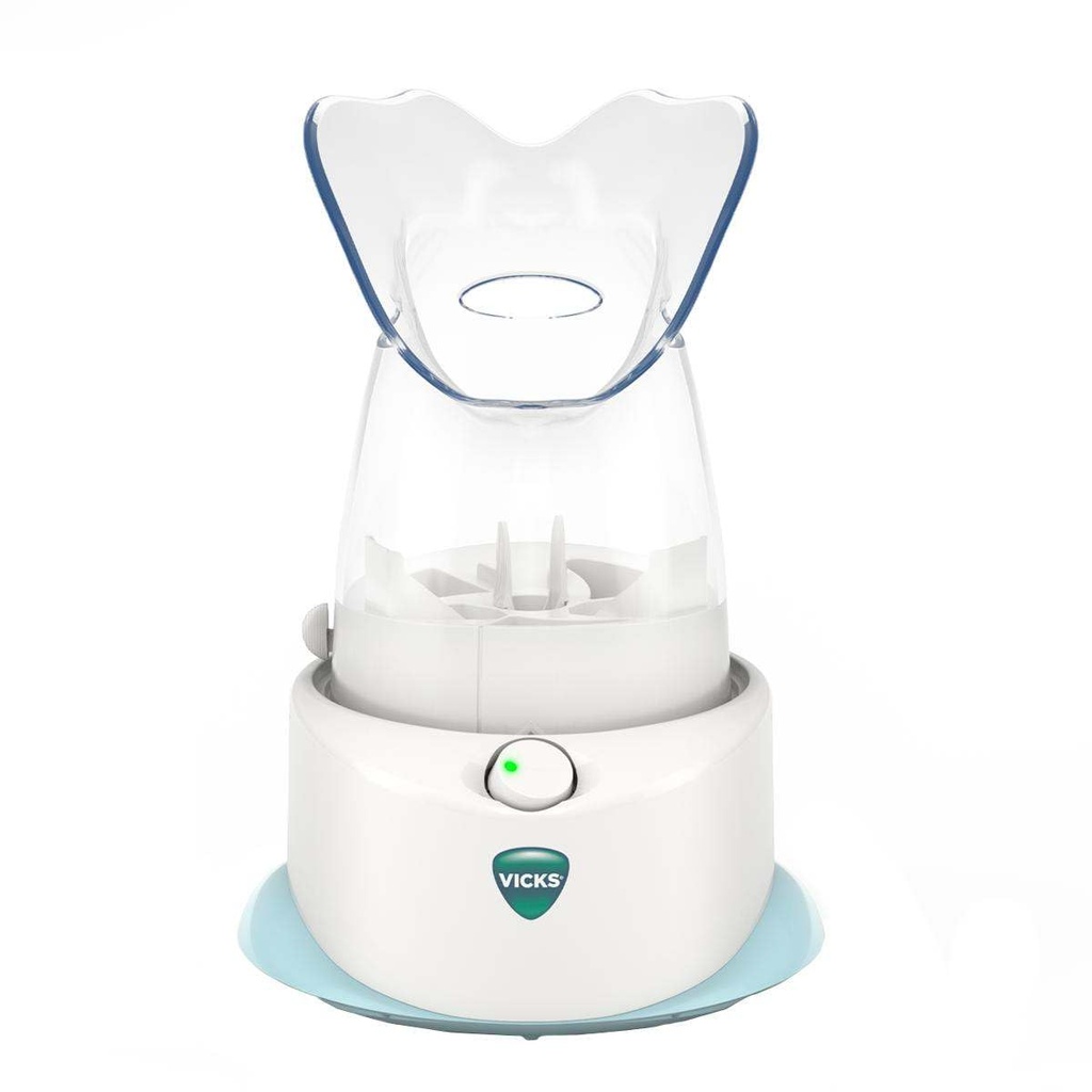 ויקס אישי Steam Inhaler for Targeted, Natural Steam Relief for Allergies, Congestion, Cough & Colds, ו- Sinus Irritation, Use with VapoPads - 1 Includedddded