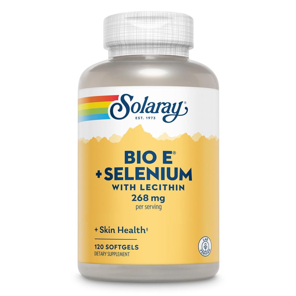 Solaray Bio E עם תוסף Selenium, 400o, 120 Count