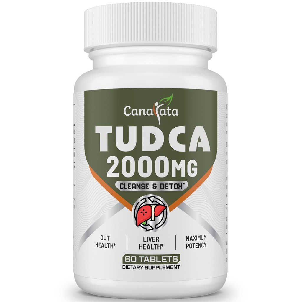 TUDCA Liver תוספי 2000mg - Strong Bile Salts Support Liver Detox & ניקויse - Liver and Gallbladder Health Formula-Easy to Swallow Tablets-30 Days Supply