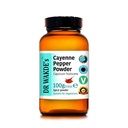 DR WAKDE's Cayenne Pepper אבקה (Capsicum frutescenscens) - 100g (3.5oz) | Pure, Raw & Dried אבקה | Ayurvedic Herb