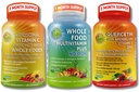 תמיכה טבעונית Immune & Antioxidant תומך Bundle - Liposomal ויטמין C 1500 מ"ג עם אורגני Acerola & Camu + Quercetin 500 מ"ג עם Bromelain, Zinc & ויטמין C + Whole מזון רב ויטמין ללא ברזל