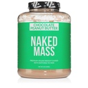 NAKED Vegan Mass - שוקולד Peanut Butter - 1,290 קלוריות, שום דבר מלאכותי, כל שוקולד טבעי PB משקל מקבל אבקת חלבון, non-GMO, Soy & Gluten חינם - 8LB Bulk - 11 משרתות