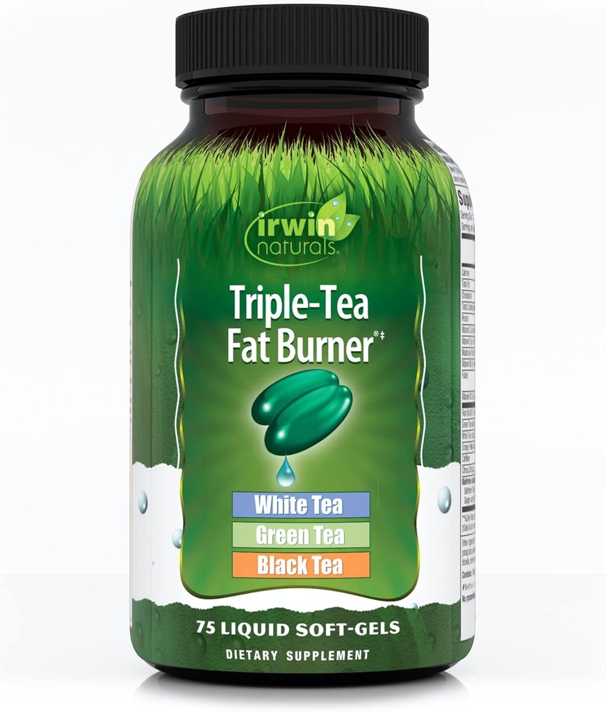 Irwin Naturals Triple Tea Burner, 75 נוזל Softgels