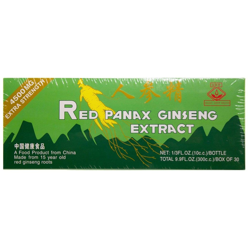 Global 20 Year Red Panax גינזנג הפקה - אקסטרה כוח - 10 מ"ל X 30 בקבוקים